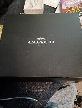 Coach Black Jesse Silky Nappa Boots....